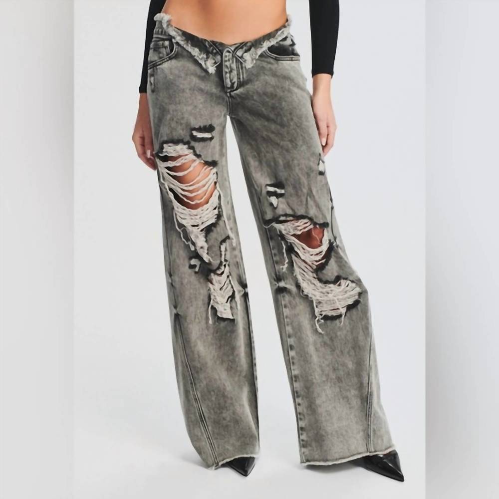 NEW SER.O.YA ollie low rise jeans in grey